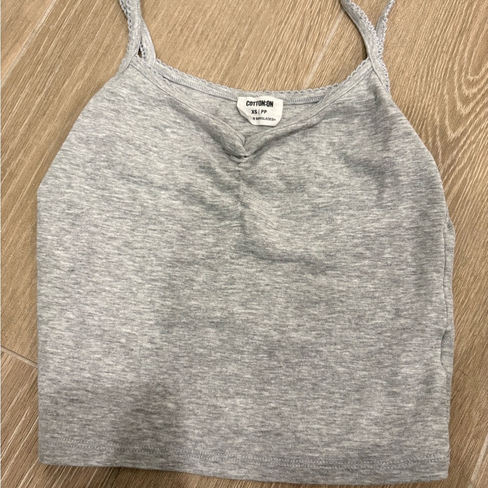 Cotton On Light Gray Camisole Top